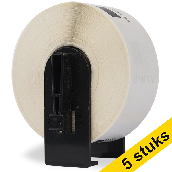 5x 123drukuj zamiennik Brother DK-11201 białe etykiety papierowe (5x 400 szt.) 650500 - 1