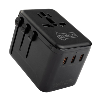 Adapter/ładowarka podróżna 67 W (1x USB-A + 3x USB-C), 123drukuj 390045