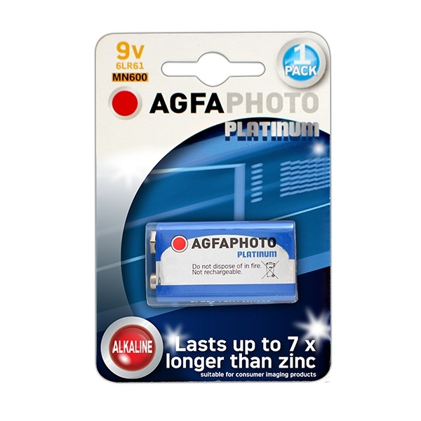 Bateria 9V 6LR61 AgfaPhoto E-Block, 1 sztuka 290008 - 1