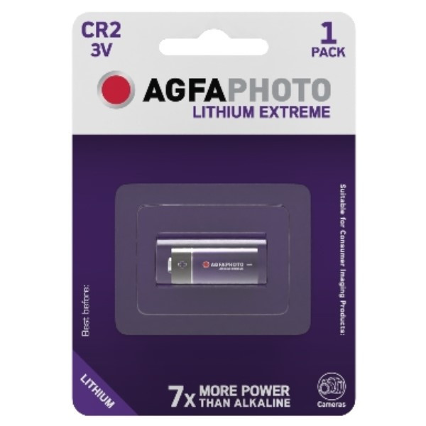 AgfaPhoto Bateria litowa CR2 Agfaphoto, 1 sztuka 120-802602 290016 - 1