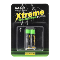 Akumulatorki 123drukuj Xtreme Power AAA / HR03 Ni-Mh, 2 sztuki ADR00082