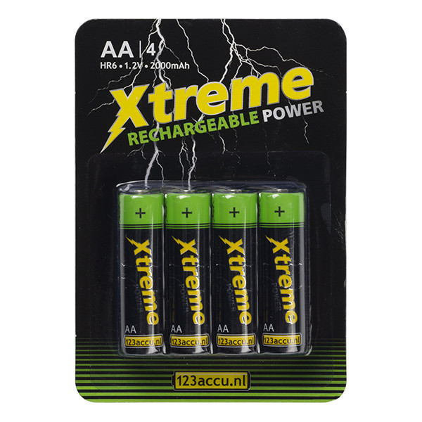 Akumulatorki AA 123drukuj Xtreme Power 2000 mAh, 4 sztuki AA HR6 ADR00076 - 1