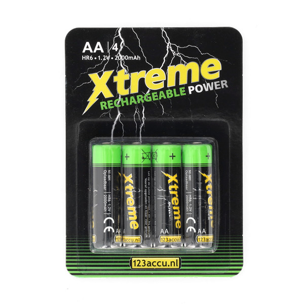 Akumulatorki AA 123drukuj Xtreme Power 2000 mAh, 4 sztuki ADR00076 - 1