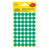 Avery Etykiety do znakowania Avery Zweckform 3141 zielone, 270 etykiet, fi 12 mm 3143 212346