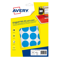 Avery Etykiety do znakowania Avery Zweckform PET30R niebieskie, 240 etykiet, fi 30 mm AV-PET30B 212722