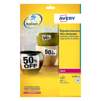 Avery Etykiety odporne na warunki atmosferyczne Avery Zweckform L4778-20 45,7 x 21,2 mm (960 etykiet) L4778-20 212418