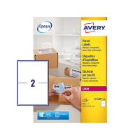 Avery Etykiety wysyłkowe Avery Zweckform L7168B-100 | 200 etykiet | 199,6 x 143,5 mm | Technologia Quick Peel L7168B-100 212810
