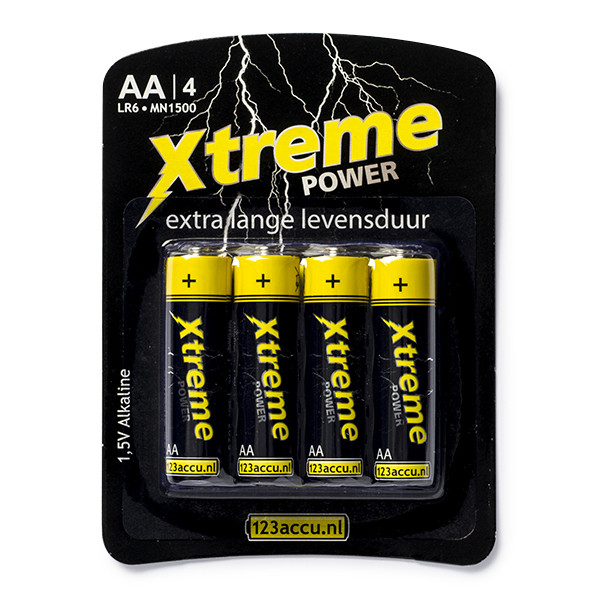 Baterie 123drukuj Xtreme Power MN1500 AA, 4 szt. 110-802589C LR6P4B/10C MN1500C ADR00006 - 1