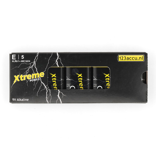 Baterie 9V 6LR61 123drukuj Xtreme Power E-Block, 5 sztuk ADR00047 - 1