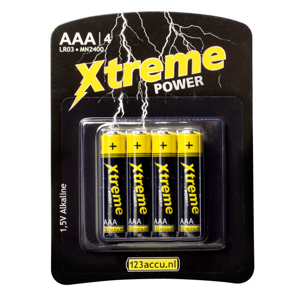 Baterie AAA LR03 123drukuj Xtreme Power MN2400, 4 sztuki ADR00008 - 1