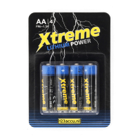 Baterie litowe AA FR6 123drukuj Xtreme Power, 4 sztuki ADR00063