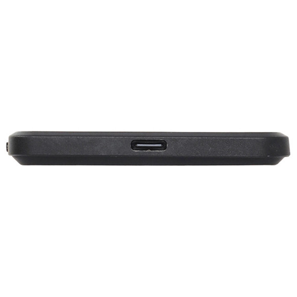 Bezprzewodowy powerbank ultrasmukły | czarny | (20 W, 5000 mAh) | 123drukuj ADR00363 - 3