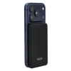 Bezprzewodowy powerbank ultrasmukły | czarny | (20 W, 5000 mAh) | 123drukuj ADR00363 - 6