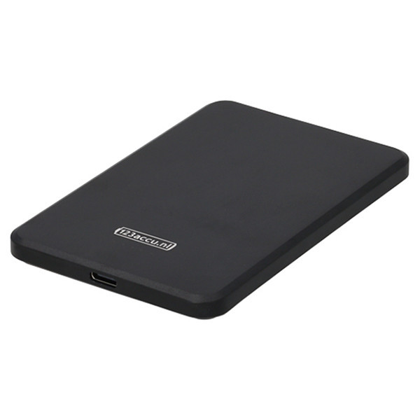 Bezprzewodowy powerbank ultrasmukły | czarny | (20 W, 5000 mAh) | 123drukuj ADR00363 - 8