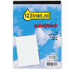 Blok biurowy, notatnik A6/100 kartek w linię, 123drukuj 300292 - 1