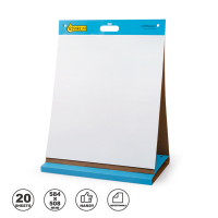 Blok flipchart czysty, 58,4 x 50,8 cm (20 arkuszy), 123drukuj 21794C 563C 300819