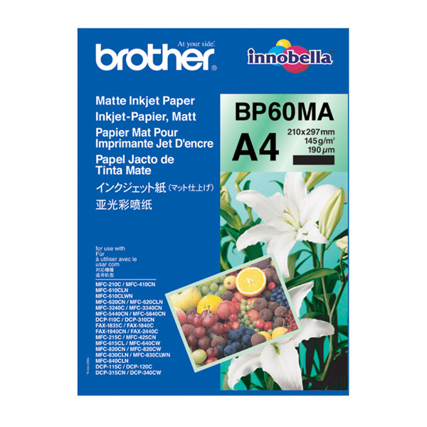 Brother BP60MA papier fotograficzny matowy A4 145 gramów (25 kartek) 063526 - 1