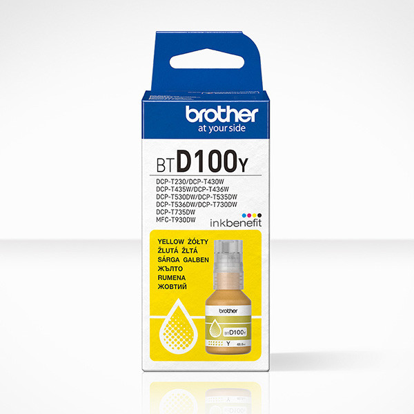 Brother BTD100Y tusz żółty, oryginalny 051520 - 1