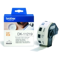 Brother DK-11219 białe etykiety papierowe okrągłe 12 mm 1000 szt, oryginalne DK11219 080720