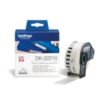 Brother DK-22210 biała etykieta papierowa, ciągła 29 mm x 30,48 m, oryginalna DK22210 080712