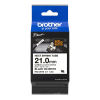 Brother HSe-251E taśma termokurczliwa, nadruk czarny na białym tle, 21 mm, oryginalna 089224 - 1