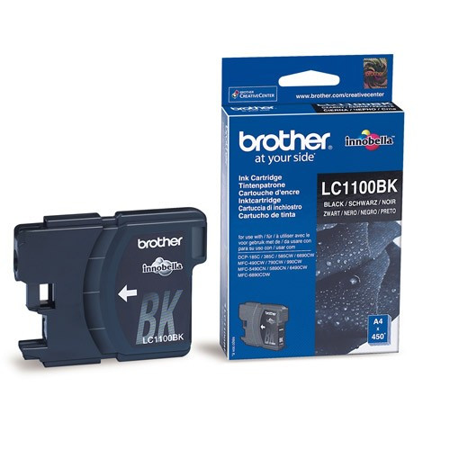 Brother LC-1100BK tusz czarny, oryginalny LC1100BK 028845 - 1