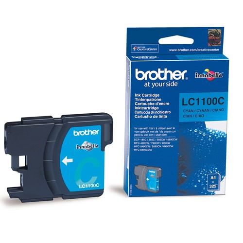 Brother LC-1100C tusz niebieski, oryginalny LC1100C 028851 - 1