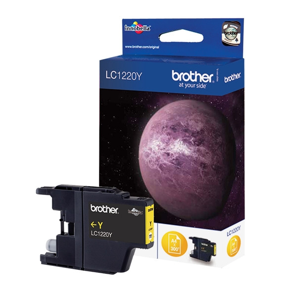 Brother LC-1220Y tusz żółty, oryginalny LC1220Y 029076 - 1