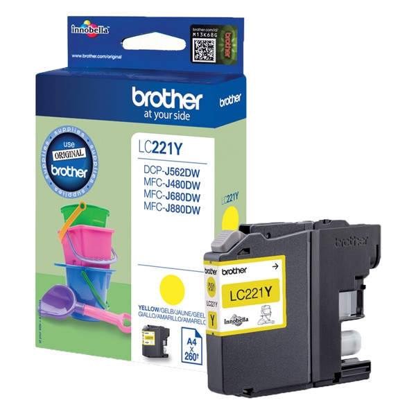 Brother LC-221Y tusz żółty, oryginalny LC221Y 350012 - 1