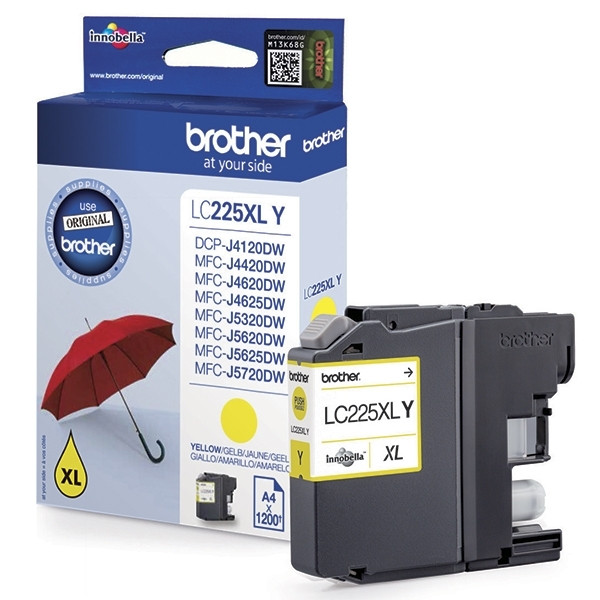 Brother LC-225XLY tusz żółty, zwiększona pojemność, oryginalny LC-225XLY 029154 - 1