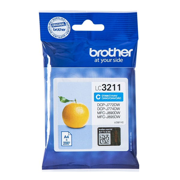 Brother LC-3211C tusz niebieski, oryginalny LC3211C 028480 - 1