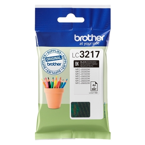 Brother LC-3217BK tusz czarny, oryginalny LC3217BK 028900 - 1