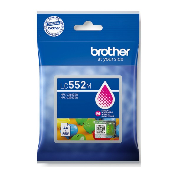 Brother LC-552M tusz czerwony, oryginalny 144921 - 1