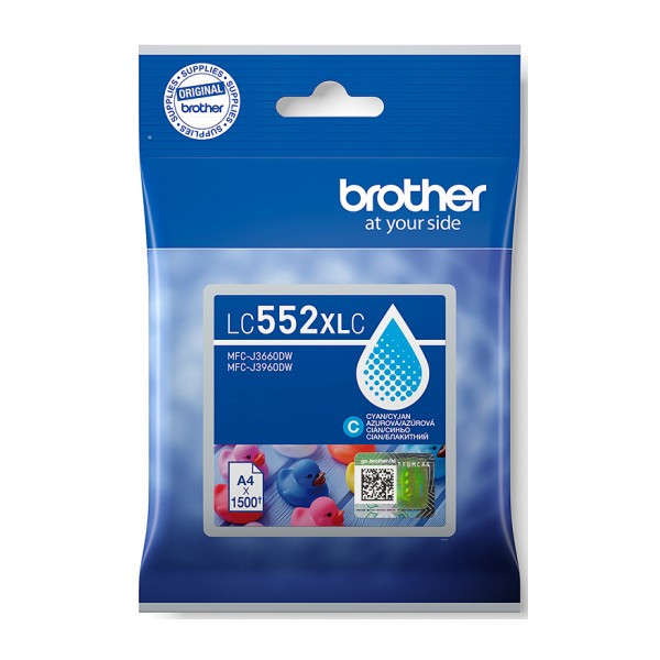 Brother LC-552XLC tusz niebieski, zwiększona pojemność, oryginalny 144924 - 1