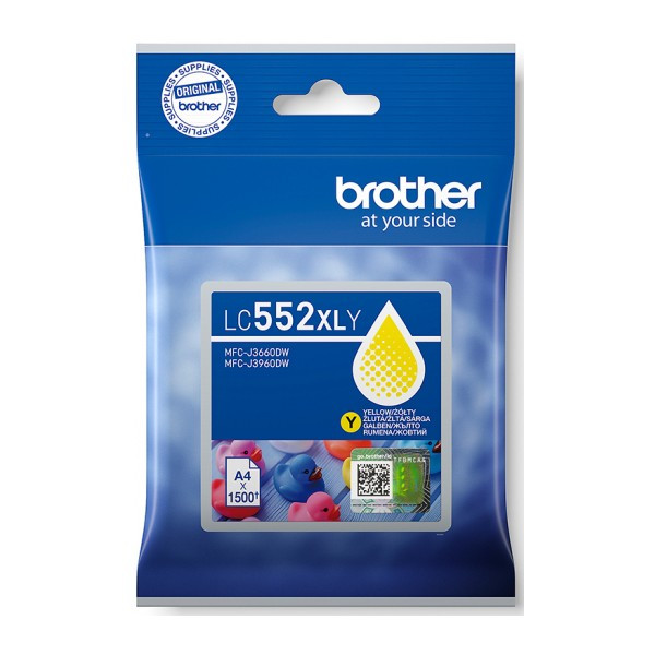 Brother LC-552XLY tusz żółty, zwiększona pojemność, oryginalny 144926 - 1
