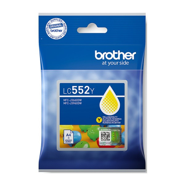 Brother LC-552Y tusz żółty, oryginalny 144922 - 1