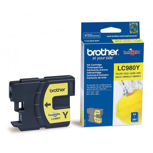 Brother LC-980Y tusz zółty, oryginalny LC980Y 028874 - 1