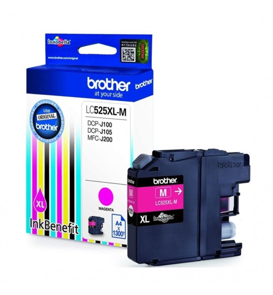 Brother LC525XL-M tusz czerwony, zwiększona pojemność, oryginalny 029136 - 1