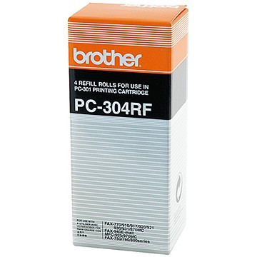 Brother PC-304RF 4 folie do faksu, oryginalny Brother PC304RF 029848 - 1