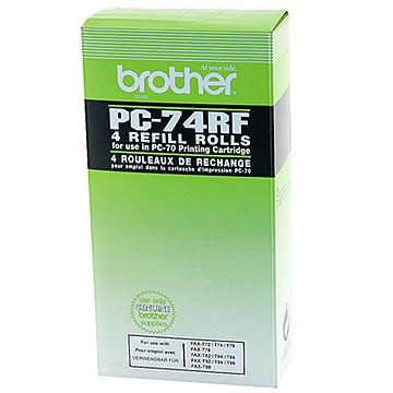 Brother PC-74RF 4 folie do faksu, oryginalny Brother PC74RF 029858 - 1