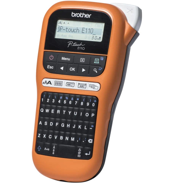 Brother PT-E110VP drukarka etykiet (QWERTY) z walizką PT-E110VP 833069 - 3