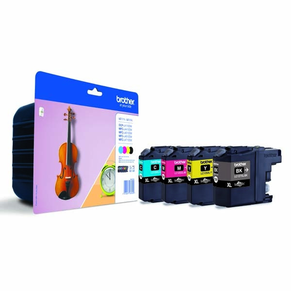 Brother Pakiet Brother LC-127XLVALBP czarny + 3 kolory, oryginalny LC-127XLVALBP 029113 - 1