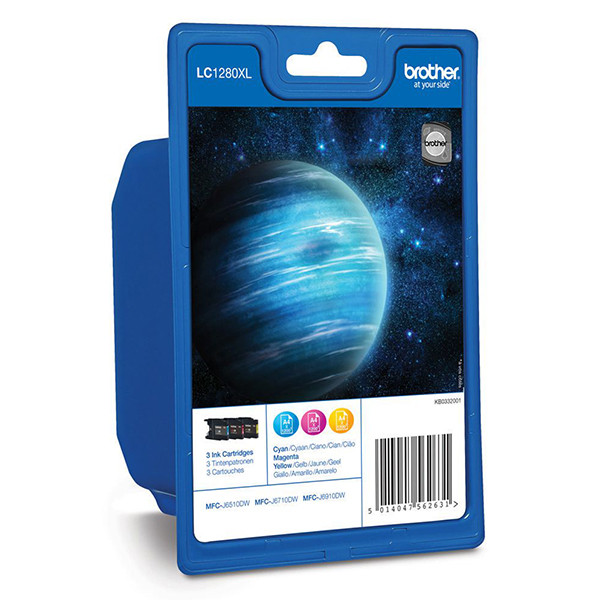 Pakiet Brother LC-1280XLRBWBP 3 kolory, oryginalny 029062 - 1