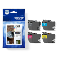 Brother Pakiet Brother LC-422VAL tusz czarny + 3 kolory, oryginalny LC-422VAL 051320