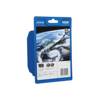 Brother Pakiet Brother LC-985BK 2 x czarny (dwupak), oryginalny LC-985BKBP2 LC985BKBP2DR 350024