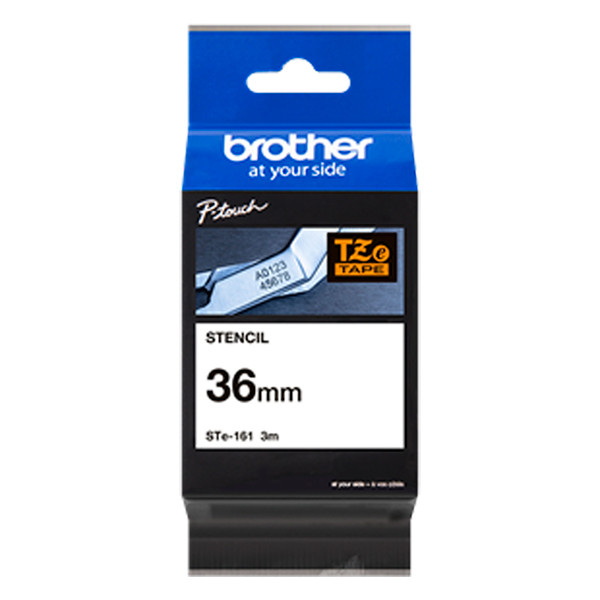 Brother STe-161 taśma kalkowa, czarny na przezroczystym 36 mm, oryginalna STe-161 080694 - 1