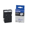 Brother TC-195 taśma, nadruk biały na przezroczystym tle, 9 mm, oryginalna 088832 - 1