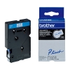Brother TC-203 taśma, nadruk niebieski na białym tle, 12 mm, oryginalna 088834 - 1