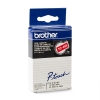 Brother TC-495 taśma, nadruk biały na czerwonym tle, 9 mm, oryginalna 088850 - 1