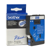 Brother TC-595 taśma, nadruk biały na niebieskim tle, 9 mm, oryginalna 088856 - 1